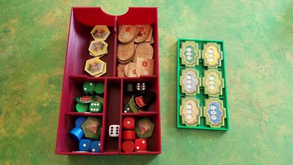 Hộp Đựng "Castles of Burgundy Anniversary Insert / Organizer" - Image 6