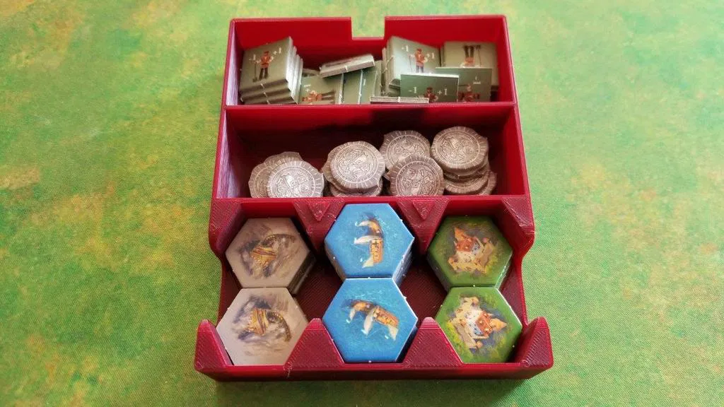 Hộp Đựng "Castles of Burgundy Anniversary Insert / Organizer" - Image 9