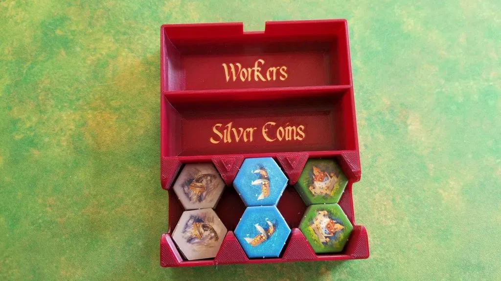 Hộp Đựng "Castles of Burgundy Anniversary Insert / Organizer" - Image 10