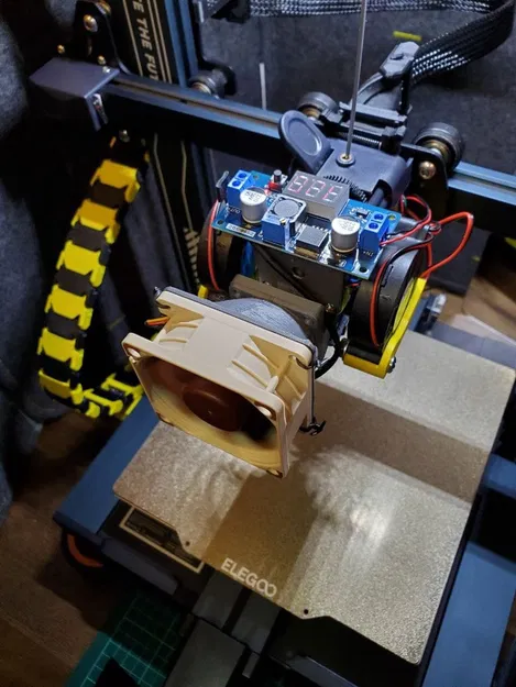 Ống dẫn quạt 40mm tùy chỉnh cho Neptune 3 Pro - Image 1