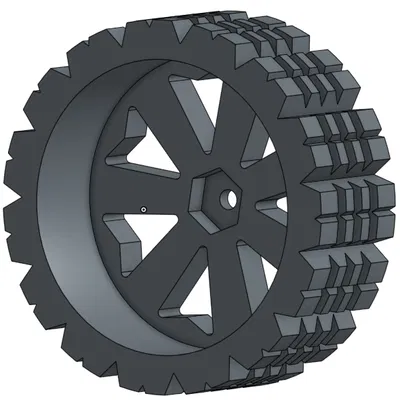 Bánh Xe RC Tỉ Lệ 1/10