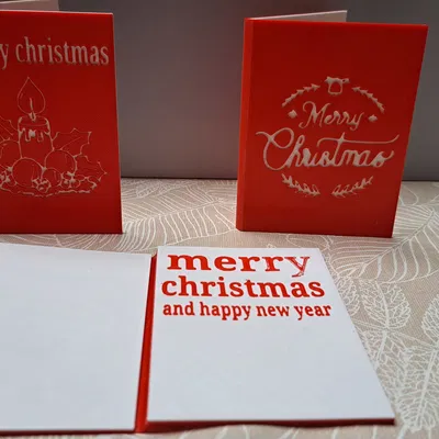 Thiệp Giáng Sinh (in liền)