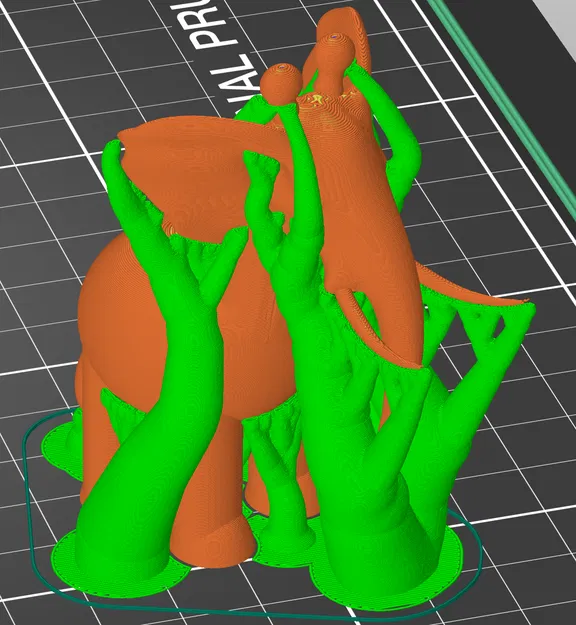 Mô hình Hươu cao cổ đầu Voi - Image 2