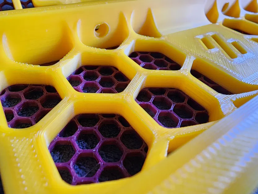 Tấm Chắn Sau Voron 2.4 Họa Tiết Lục Giác - 350mm - Image 4