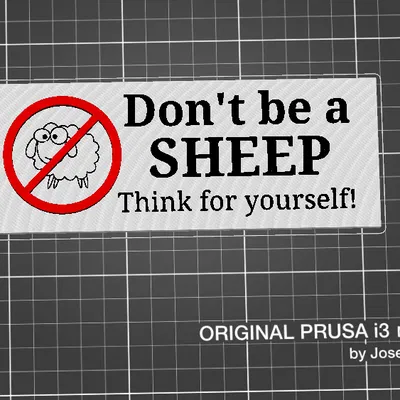 Biển Hiệu "Đừng Làm Chiên Con"