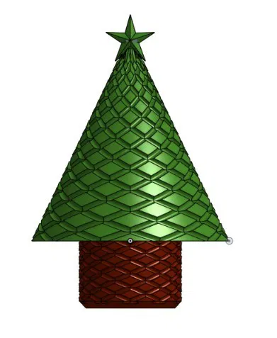 Hộp Giáng Sinh Vân Vặn Xoắn - Image 1