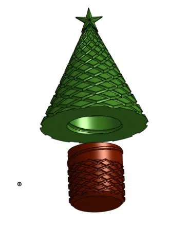 Hộp Giáng Sinh Vân Vặn Xoắn - Image 2