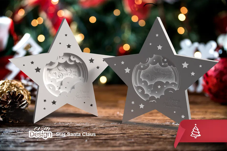 Ông Già Noel Ngôi Sao (Star Santa Claus) Phát Sáng - Image 1