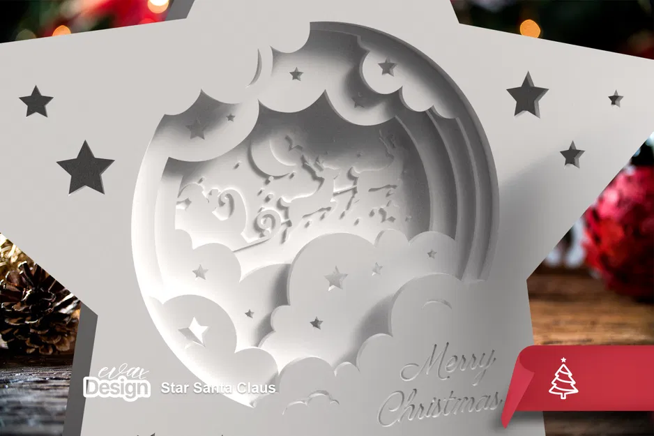 Ông Già Noel Ngôi Sao (Star Santa Claus) Phát Sáng - Image 3