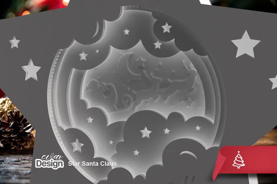 Ông Già Noel Ngôi Sao (Star Santa Claus) Phát Sáng - Image 4