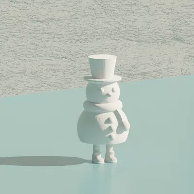 Người Tuyết Có Giày (In Liền)