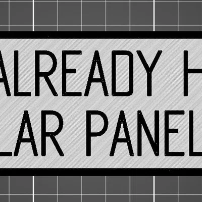 Biển Báo Đã Có Năng Lượng Mặt Trời