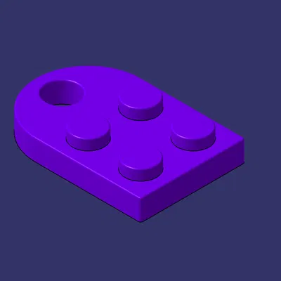 3176 Móc Khóa Gạch