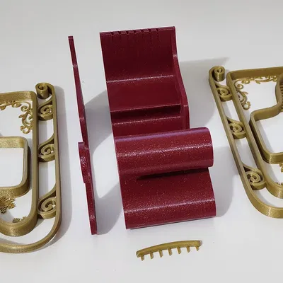 Xe trượt tuyết Santa có phong cách - KHÔNG cần đế đỡ