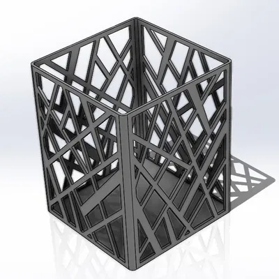 Kệ cắm bút kiểu kiến trúc