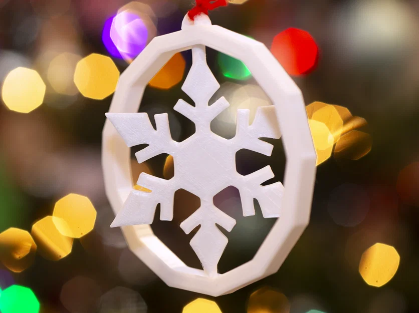 Móc Trang Trí Cây Thông Tuyết Xoay - Image 3