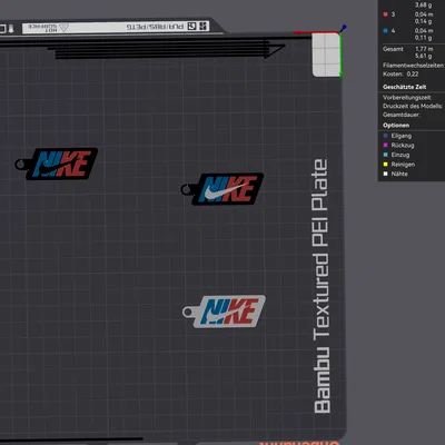 Móc Khóa Nike Đẹp Mắt - Nhiều Phiên Bản