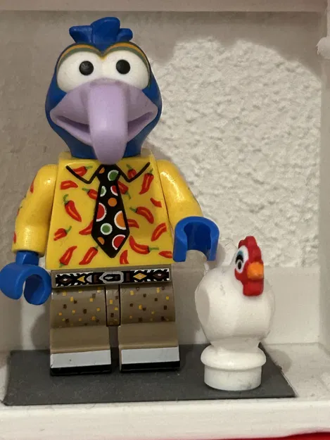 Lego - Đế Chân Mô Hình Muppet - Gonzo - Rolf - Image 1