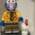 Lego - Đế Chân Mô Hình Muppet - Gonzo - Rolf - Thumbnail 1