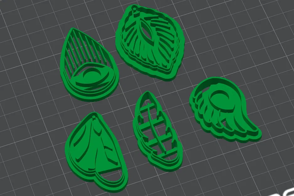 Bộ 5 Khuôn Cắt Đất Sét Đa Dạng - Image 2