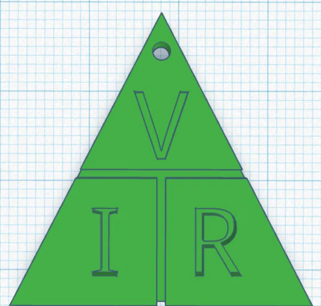 Móc Khóa Tam Giác Định Luật Ohm - Image 2