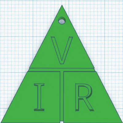 Móc Khóa Tam Giác Định Luật Ohm