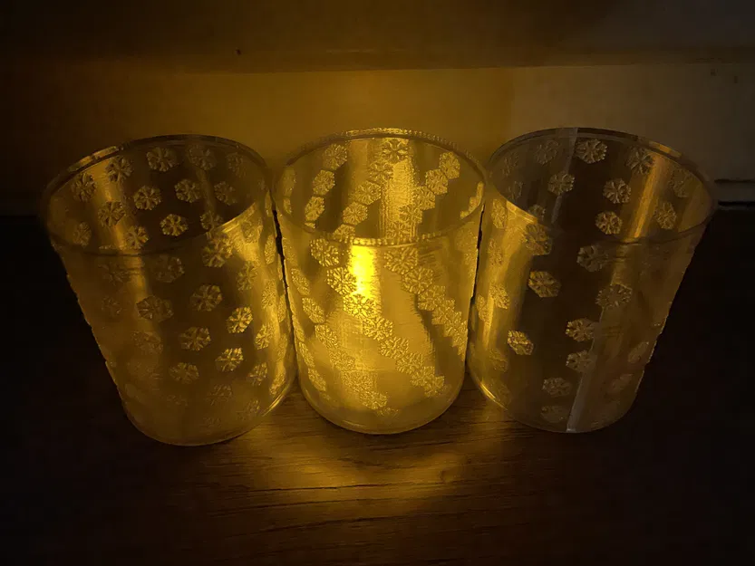 Chân nến: Tuyết rơi (6 mẫu) - Image 3