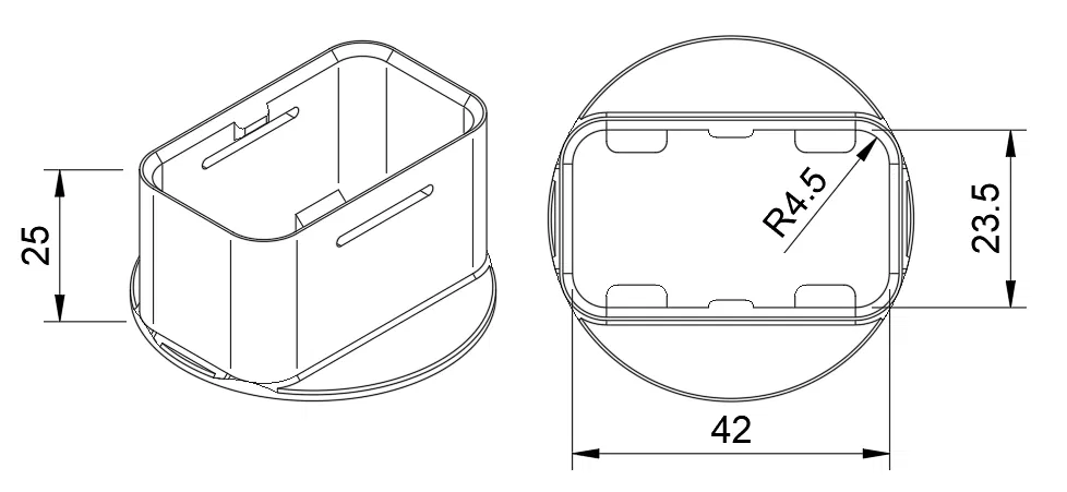 Giá Đỡ Chai Flux Topnik 50ml - Đế Tròn - Image 2