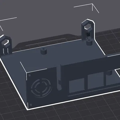 Vỏ Case Máy Tính Để Bàn Retro cho Raspberry Pi (2,3) - Phần Đế