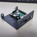 Vỏ Case Máy Tính Để Bàn Retro cho Raspberry Pi (2,3) - Phần Đế - Thumbnail 5