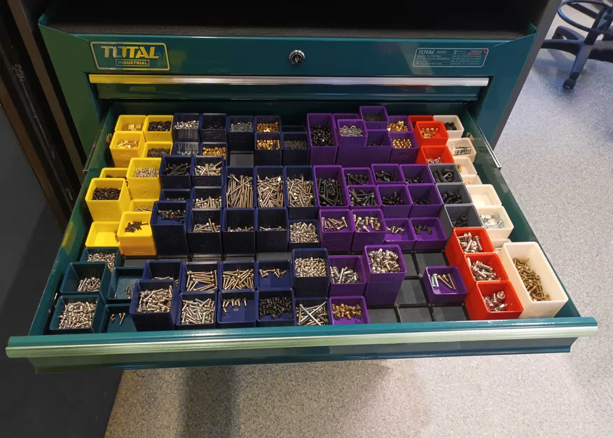 Bộ Tổ Chức Ốc Vít Metric Cho Gridfinity - Image 4