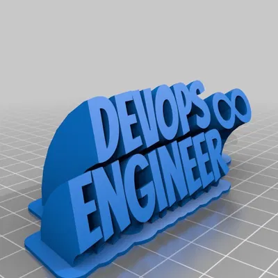 Bảng tên 2 dòng tùy chỉnh xoắn ốc của tôi (DevopsV3)