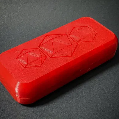 Hộp đựng xúc xắc in liền có bản lề