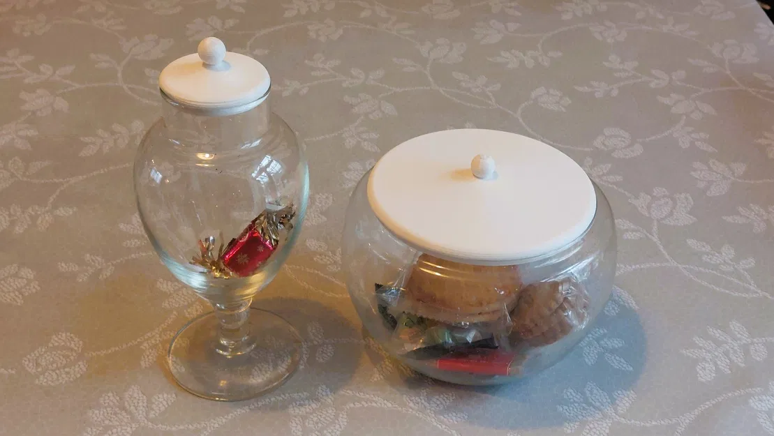 Nắp nồi hoặc nắp hũ - Mọi kích cỡ đường kính ngoài từ 50 đến 150mm - Image 1