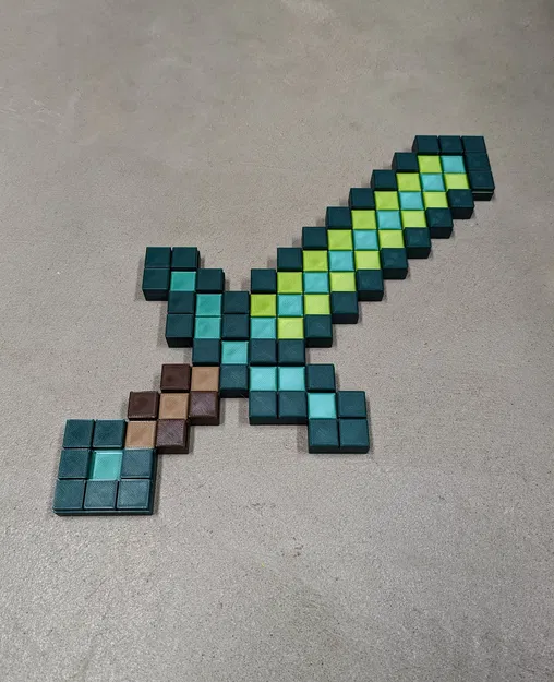 Kiếm Minecraft Xanh (Màu XL) - Image 1