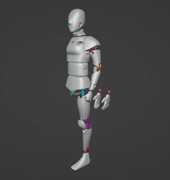 Con rối khớp nối có thể tạo dáng để điêu khắc (+ giá đỡ) - Image 5