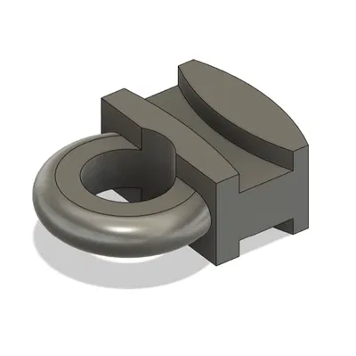 Phụ kiện treo rèm Kirsch Flexi Glider bằng nhựa in 3D