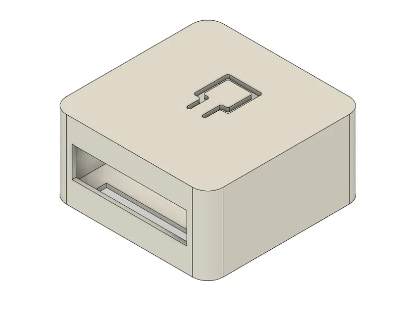 Mô hình 3D Công tắc Mini Thông minh Aubess - Image 1