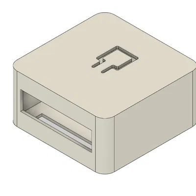 Mô hình 3D Công tắc Mini Thông minh Aubess