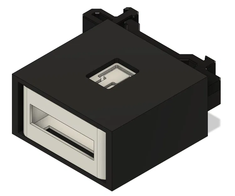 Vỏ Gắn Công Tắc Thông Minh Aubess Mini Lên Thanh Ray DIN - Image 1