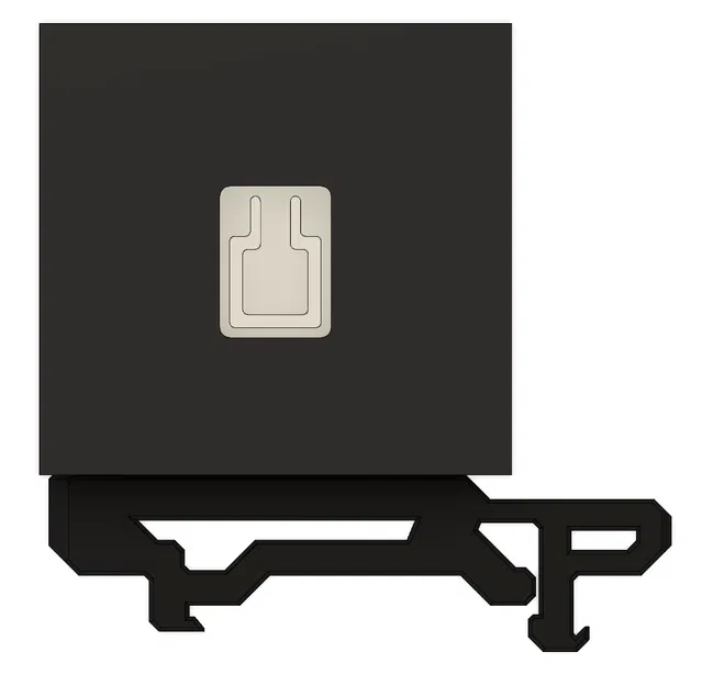 Vỏ Gắn Công Tắc Thông Minh Aubess Mini Lên Thanh Ray DIN - Image 2