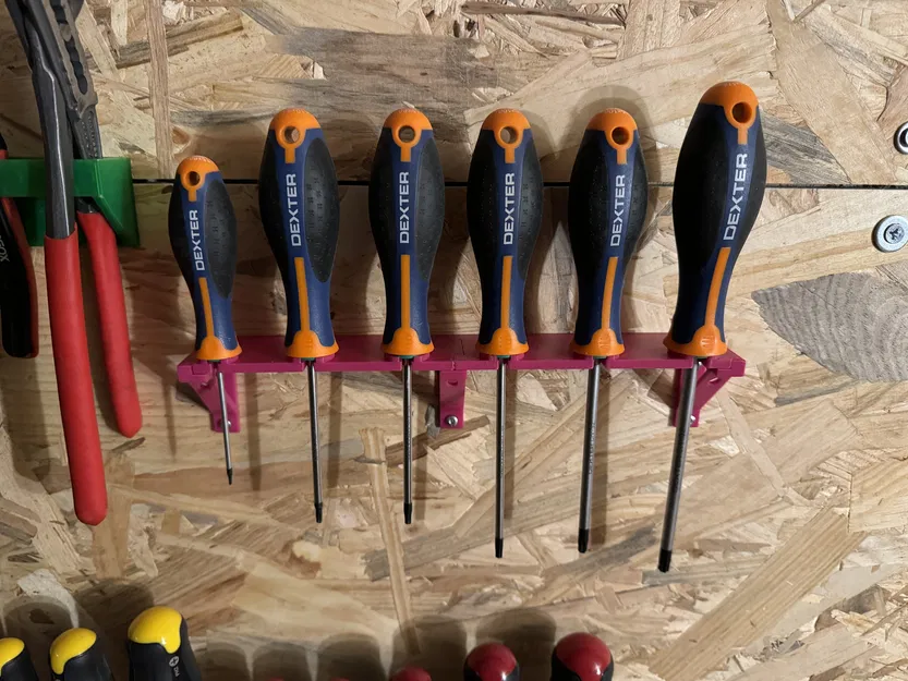 Giá đỡ treo tường cho bộ tua vít Facom (có thể tùy chỉnh tham số) - Image 3