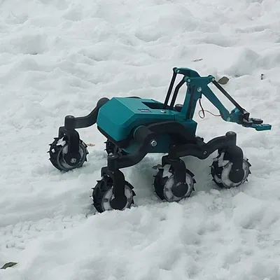 ESP32 CAM Rover với cánh tay robot