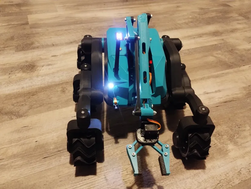 ESP32 CAM Rover với cánh tay robot - Image 3