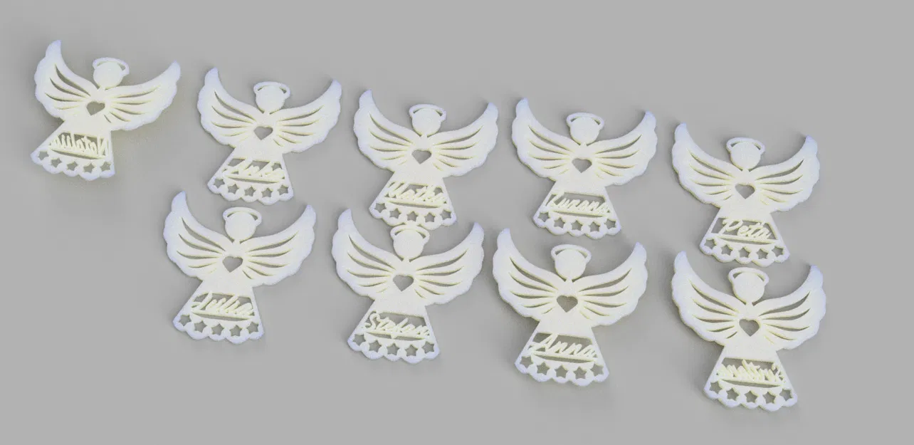 Thiên Thần Kèm Vòng Tên Nam Châm - Image 33