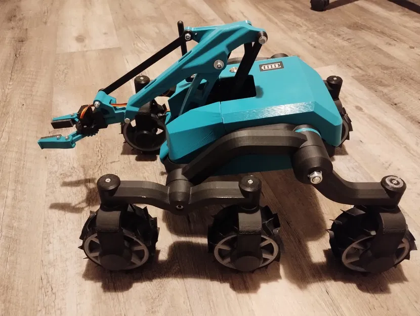 ESP32 CAM Rover với cánh tay robot - Image 4