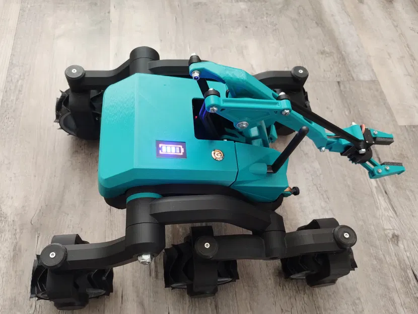 ESP32 CAM Rover với cánh tay robot - Image 5