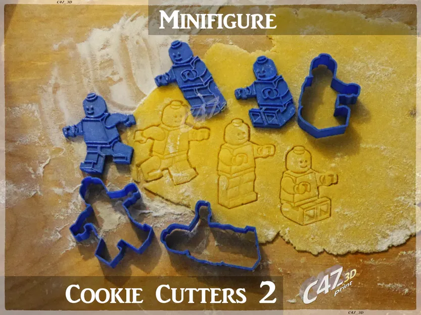 Bộ Khuôn Cắt Bánh Minifigure - Image 1