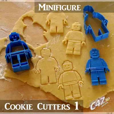 Bộ Khuôn Cắt Bánh Minifigure