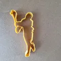 Khuôn Cắt Bánh Hình Cầu Thủ Lacrosse - Thumbnail 1